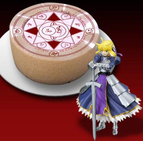 Fate/Zero Saber 《我問你,你是我的主人嗎?》魔法陣蛋糕~召喚中! Fate/Zero Saber 《我問你,你是我的主人嗎?》魔法陣蛋糕~召喚中!