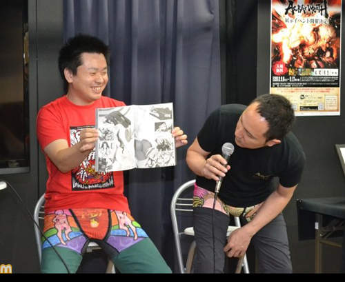 《阿修羅之怒》資料展示會 製作人穿內褲上陣是哪招? 《阿修羅之怒》資料展示會 製作人穿內褲上陣是哪招?