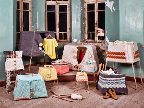 軟軟《毛線櫃》~裡面可以放衣服喔