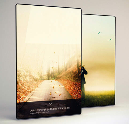 超居家的「無邊框」概念平板《Four》科幻登場! 超居家的「無邊框」概念平板《Four》科幻登場!