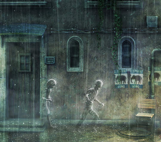 PS3《Rain》雨中的透明人動作冒險遊戲