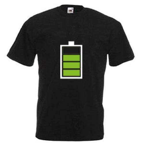 《電池T恤》讓你走到哪都充飽飽~ 《電池T恤》讓你走到哪都充飽飽~