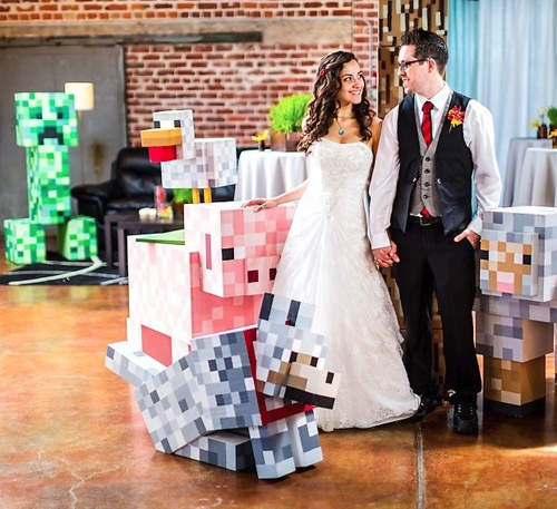 《Minecraft》電玩宅主題婚禮 好可愛好幸福喔~♥ 《Minecraft》電玩宅主題婚禮 好可愛好幸福喔~♥
