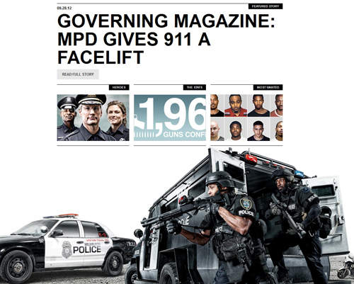 最帥氣的警察局網站 這可不是神馬電影官網唷