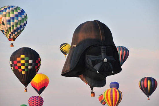 坐在下面其實看不到的創意熱氣球 坐在下面其實看不到的創意熱氣球
