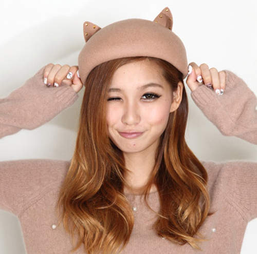 《貓耳貝蕾帽》秋冬必備為造型加分 item ★ 《貓耳貝蕾帽》秋冬必備為造型加分 item ★