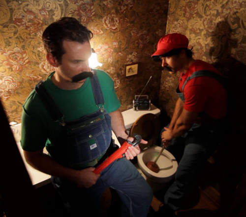 寫實版《瑪利歐戰爭》當瑪利歐不想通水管的時候...