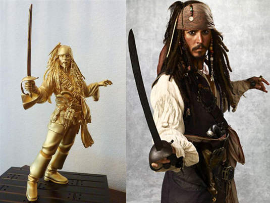 純黃金打造的傑克船長!賣你3,600萬円……(嚇) 純黃金打造的傑克船長!賣你3,600萬円……(嚇)