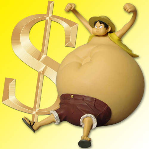 《魯夫橡膠氣球貯金箱》就讓我多存一點錢吧!! 《魯夫橡膠氣球貯金箱》就讓我多存一點錢吧!!