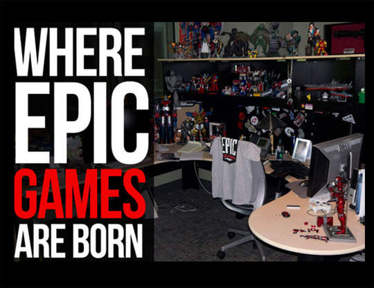 歐美遊戲 Epic Games 公司內部大公開！好棒的辦公室啊...