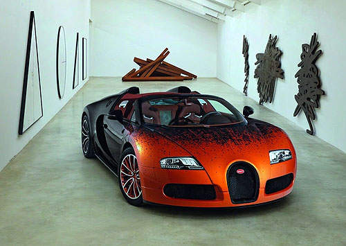 《Bugatti Veyron Grand Sport Venet》山豬也是有藝術天分的～