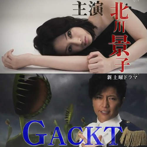 秋季日劇《悪夢ちゃん》北川景子×GACKT的初次合作♥