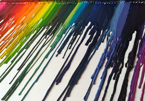 《融化蠟筆藝術》誰亂潑油漆?咦...這是蠟筆啊? 《融化蠟筆藝術》誰亂潑油漆?咦...這是蠟筆啊?