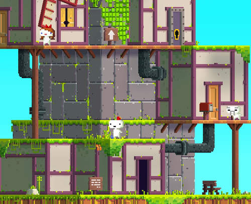 XBLA 動作冒險遊戲《Fez》 向遊戲原點致敬! XBLA 動作冒險遊戲《Fez》 向遊戲原點致敬!