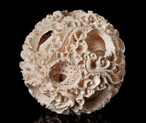 象牙球 古代東方充滿魅力的神奇魔方 象牙球 古代東方充滿魅力的神奇魔方