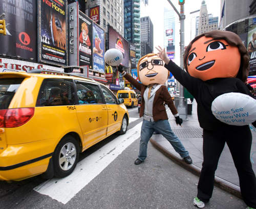 Wii U美國開賣 玩家分身Mii在紐約街頭四處亂竄? Wii U美國開賣 玩家分身Mii在紐約街頭四處亂竄?