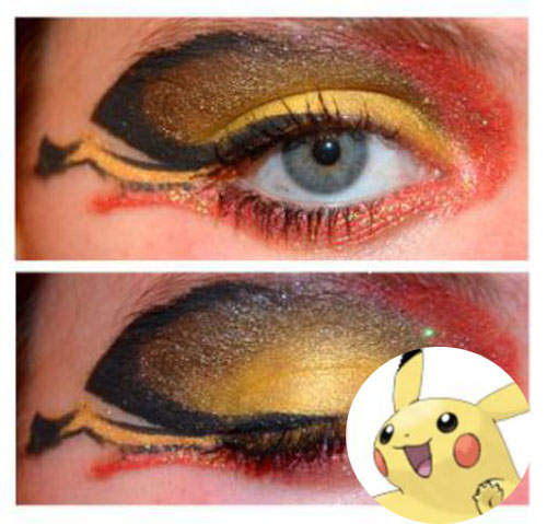 《神奇寶貝眼影》 雙眼放出十萬伏特! 《神奇寶貝眼影》 雙眼放出十萬伏特!