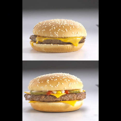 為什麼麥當勞廣告裡的漢堡跟我買的不一樣呢?(歪頭) 為什麼麥當勞廣告裡的漢堡跟我買的不一樣呢?(歪頭)
