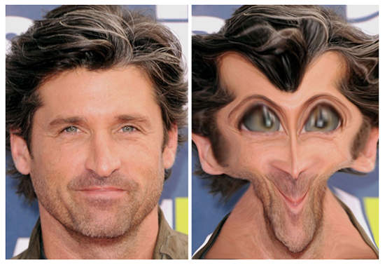 一秒明星變ET！猜猜他是誰？