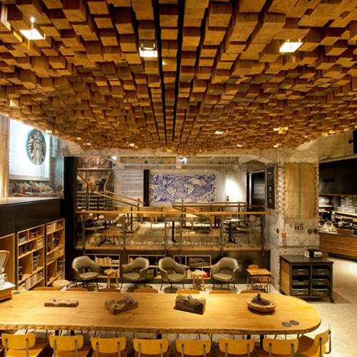 星巴克 Starbucks ★荷蘭概念店「The Bank」設計感滿溢～！