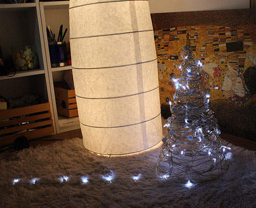 自製《鋼絲聖誕樹》~開心迎接聖誕節 自製《鋼絲聖誕樹》~開心迎接聖誕節