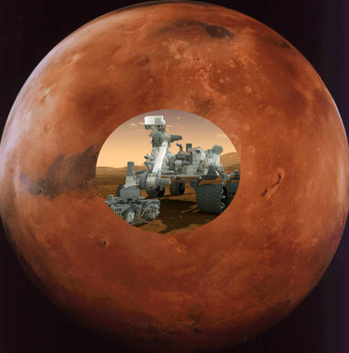 經過"恐怖七分鐘"《好奇號》現在登陸火星了! 經過"恐怖七分鐘"《好奇號》現在登陸火星了!