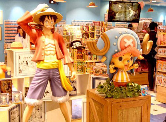 《海賊王專賣店》渋谷開張 進去錢包真的要很小心......