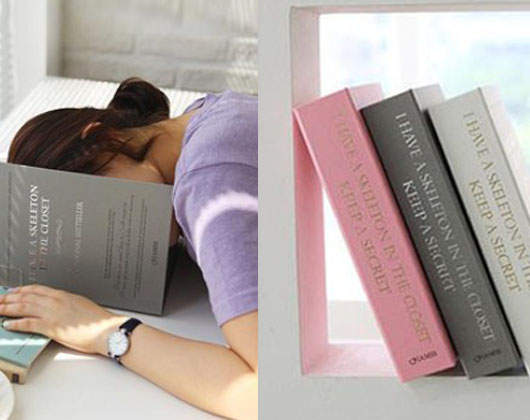 《偽裝書枕》上課上班想舒服補眠嗎?!那就用它吧★  《偽裝書枕》上課上班想舒服補眠嗎?!那就用它吧★