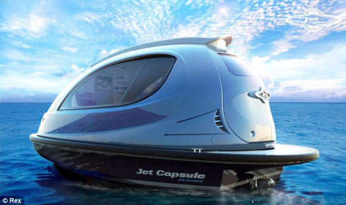 究極《Jet Capsule水上碰碰車》  最高速可達60公里的海上汽車