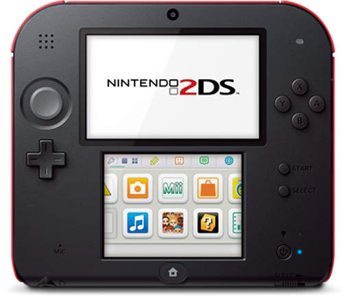 任天堂《2DS》10月發售　沒有裸視3D、沒有折疊...