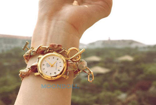 手工藝系列《碎花手鍊錶帶》手鍊+手錶一次搞定~ 手工藝系列《碎花手鍊錶帶》手鍊+手錶一次搞定~