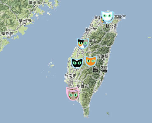 《世界貓咪地圖》快來幫你家貓貓登錄一下吧喵～(ΦωΦ)ノ