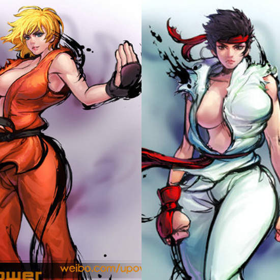 《快打旋風》性轉版　男角如果變女角好像也不錯