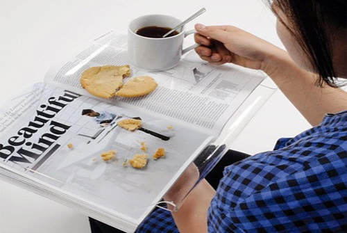 《閱讀托盤》讓你邊吃邊看的小幫手～