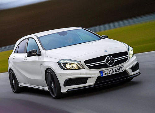 《賓士A45 AMG》熱血掀背鋼砲網路提前現身～