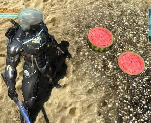 《潛龍諜影崛起：再復仇》自由切斷平面秀　破你個大西瓜（？）