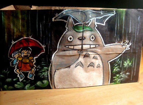 把拔的《紙袋塗鴉》讓人期待每天的午餐♥ 把拔的《紙袋塗鴉》讓人期待每天的午餐♥