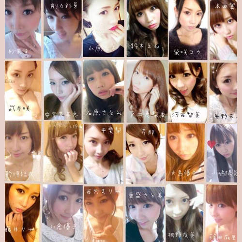 仿妝讀模《梶惠理子》一次變身24位日本女藝人