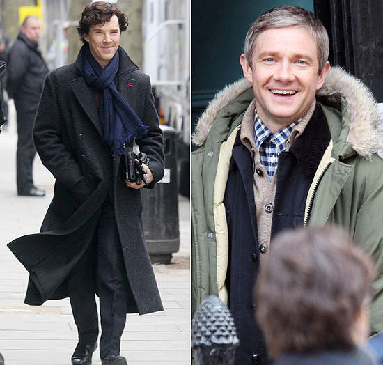 《新世紀福爾摩斯》第三季開拍 福爾摩斯與華生終於見面了 《新世紀福爾摩斯》第三季開拍 福爾摩斯與華生終於見面了