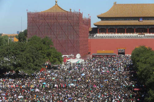 《大陸國慶長假》讓你看看什麼是人 山 人 海（擠）