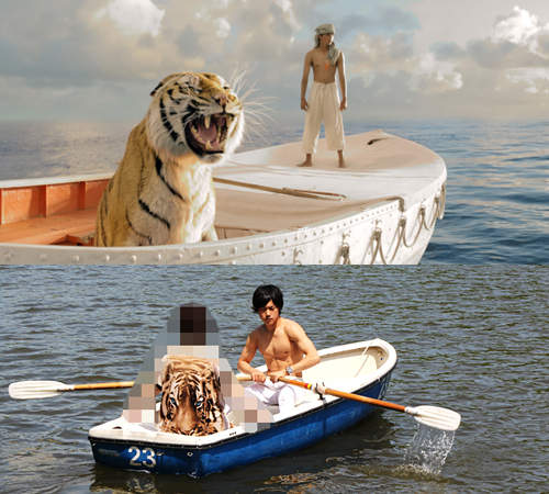 《少年Pi的奇幻漂流風》約會　對象當然也是老虎囉（誤）