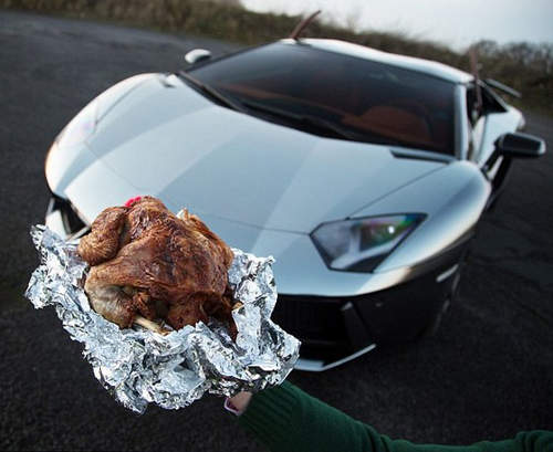 超貴《大牛聖誕烤雞餐》別有一番煙燻味（誤）