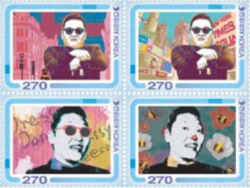 新春開賣《PSY郵票》讓你的集郵冊裡也來江南Style一下吧 新春開賣《PSY郵票》讓你的集郵冊裡也來江南Style一下吧