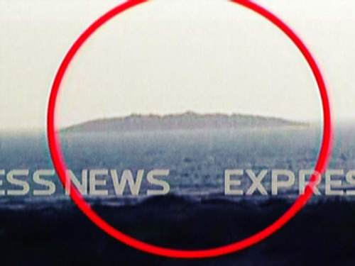 巴基斯坦強震，產生的《地震島》空拍長這樣