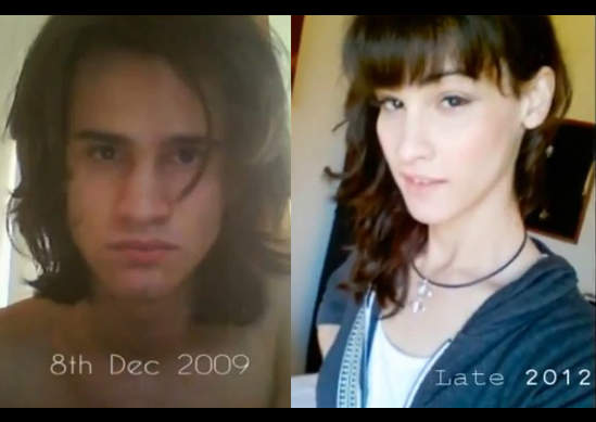 俊男變美女 30個月的臉部轉性影像紀錄