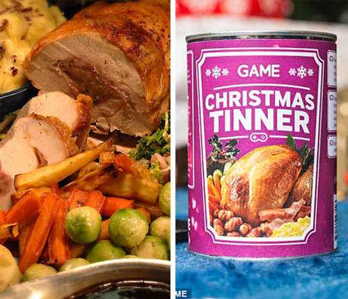 《Christmas Tinner》聖誕節一邊打電動一邊享用的~大餐...罐頭... 《Christmas Tinner》聖誕節一邊打電動一邊享用的~大餐...罐頭...