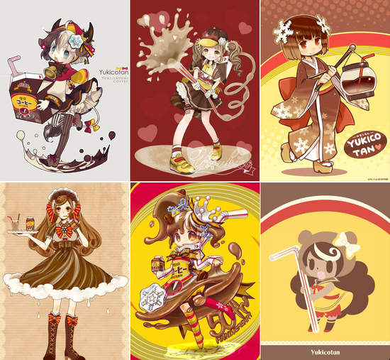 《雪印咖啡》擬人化 最後哪一個會成為官方雪印娘呢？