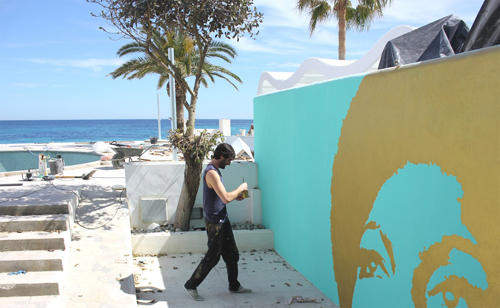 《乾淨街頭壁畫》原來壁畫也能如此清新～