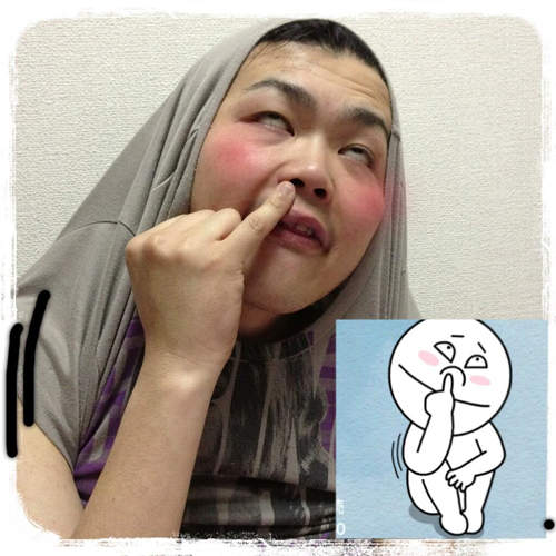 《LINE特色貼圖模仿大賽》以後可以都用真人化嗎？（=^m^）