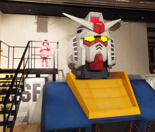 2013鋼彈in濱松特展　魄力度滿點的鋼彈胸像好壯觀